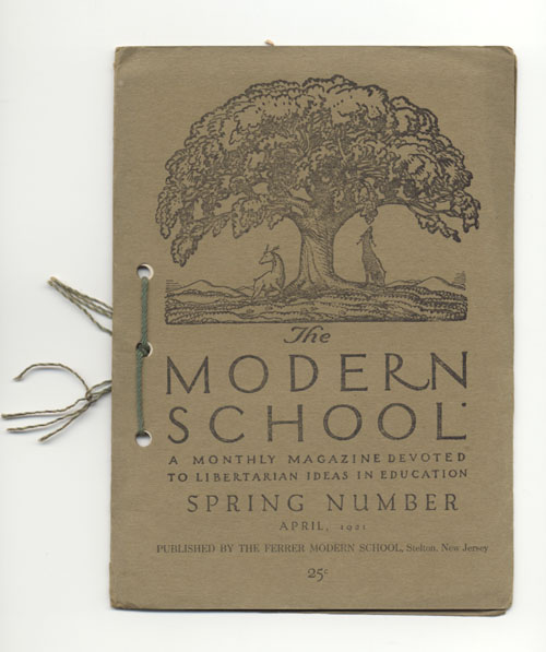 Modern School Magazin, April 1921